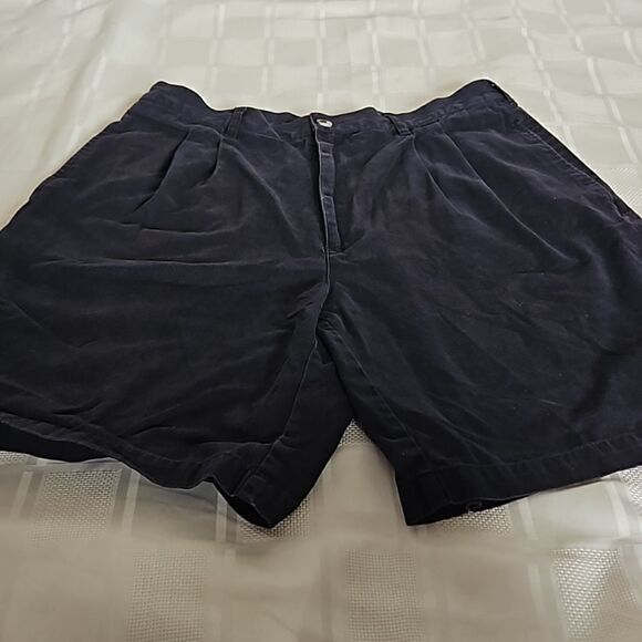 R&R Classic Men's Cotton Shorts Navy Blue Size 32 - Picture 14 of 16